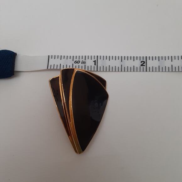 Vintage 80s Costume Jewelry Clip On Earrings 3 Pairs Craft L. Bott Doorknocker - Picture 8 of 13